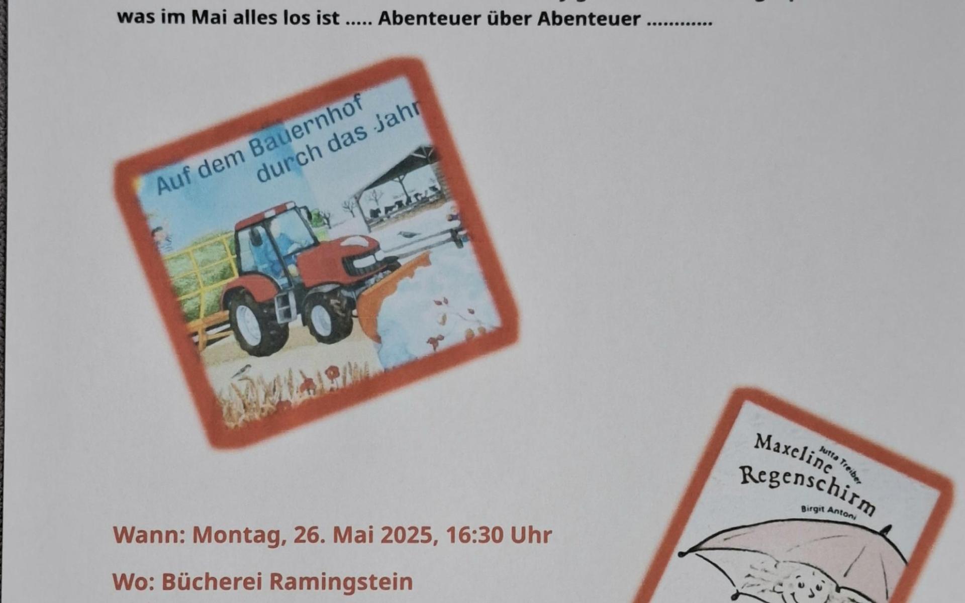 Bilderbuchkino mit Chrissi & Conny Mai 2025